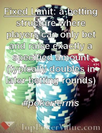 fixed limit poker sites