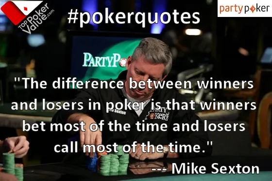 party poker bonuses mike sexton quote